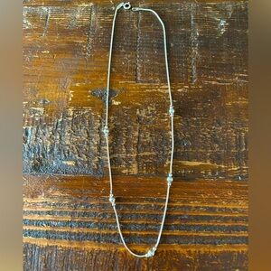 Jewelry BOGO -buy 1 get 1 50% off - Silver necklace with silver bead details